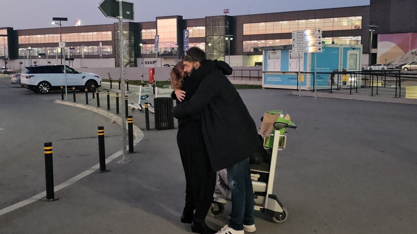 Vesna Čipčić na aerodromu