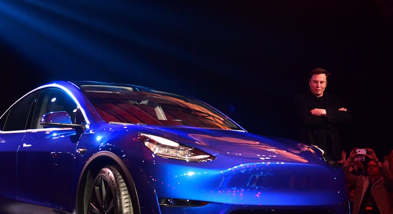 Elon Musk's Tesla soared in 2020.Frederic J. Brown/Getty Images