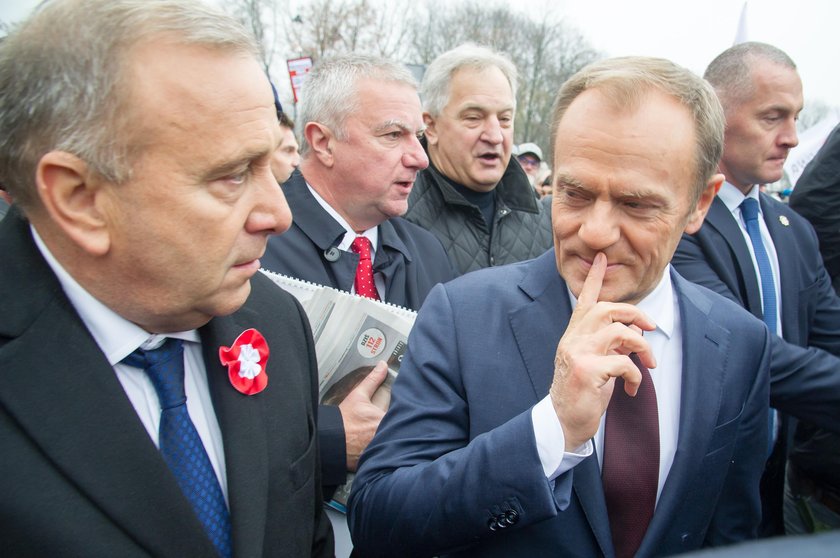 Grzegorz Schetyna i Donald Tusk