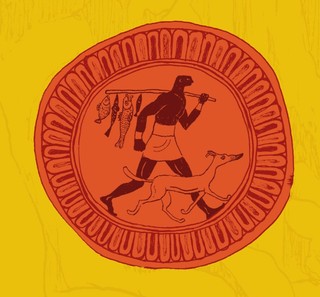 Pies Herkulesa spotyka Edypa. 'Sokrates półpies'