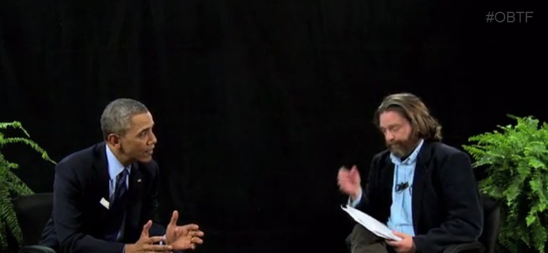 Barack Obama gościem programu Zacha Galifianakisa