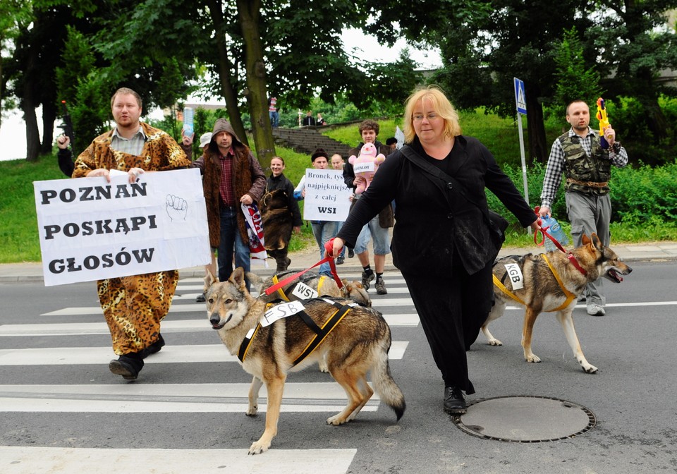 POZNAŃ WYBORY KOMOROWSKI HAPPENING