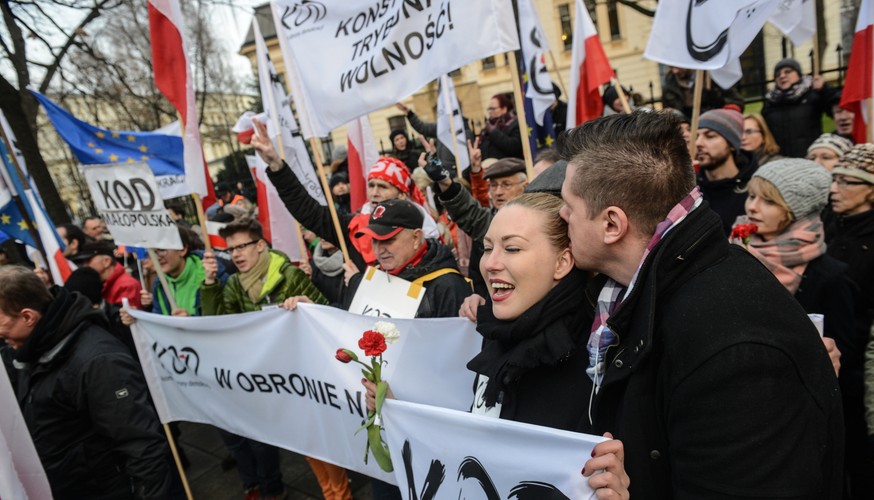 Manifestacje przed Trybunałem Konstytucyjnym