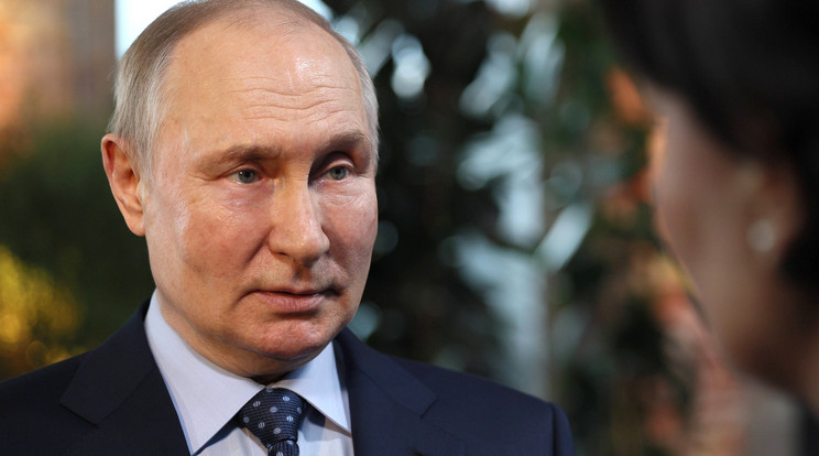 Vlagyimir Putyin orosz elnök / Fotó: MTI/AP/Szputnyik pool/Gavriil Grigorov