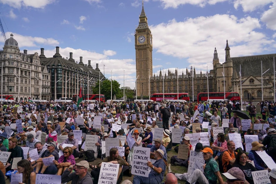 london gaza protest