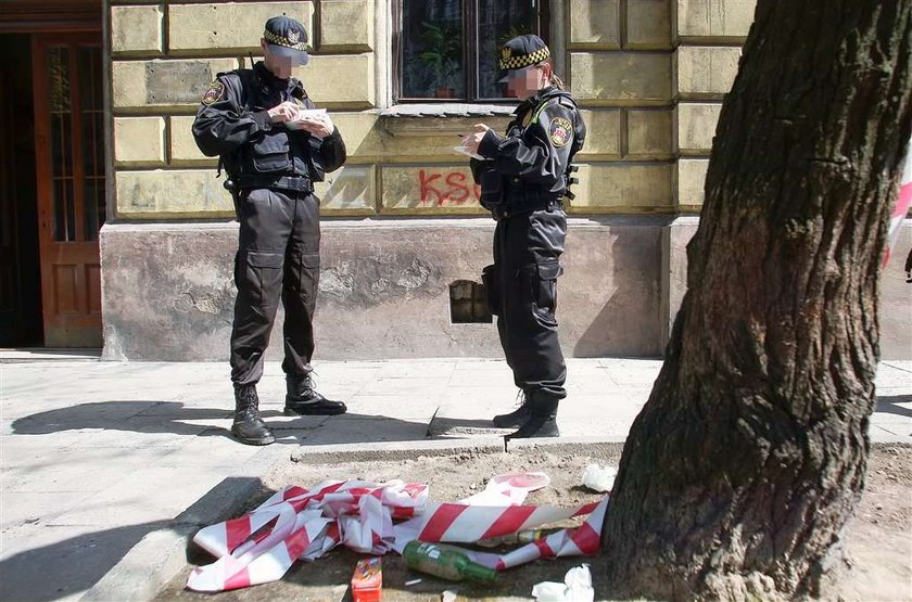 Strażnicy robią porządek w mieście