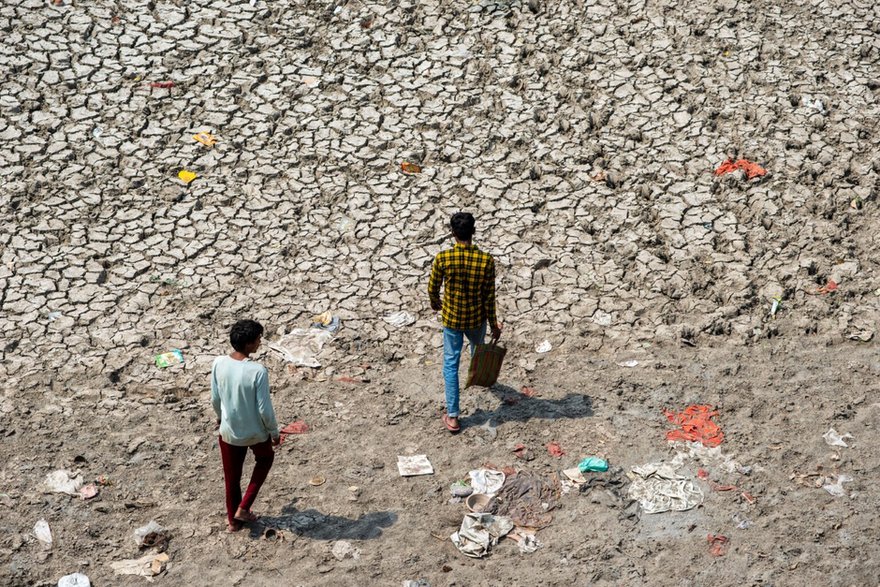 Temperatury w Indiach sięgają prawie 50 stopni Celsjusza. Fot. PradeepGaurs