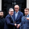 Volodimir Zelenski, Kir Starmer, Fridrih Merc i Emanuel Makron