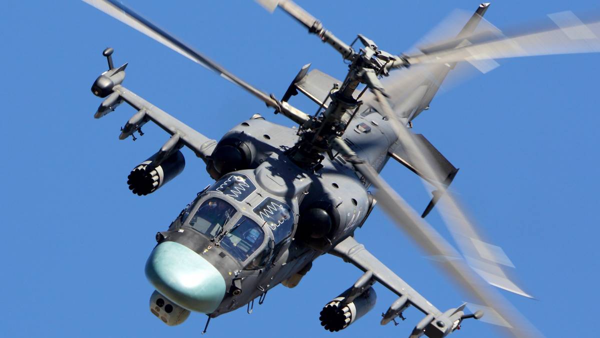 Rosyjscy piloci Ka-52 nie mają łatwego życia w Ukrainie