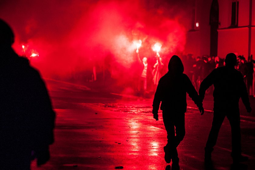 Niespokojny Sylwester na ul. Małeckiego w Poznaniu