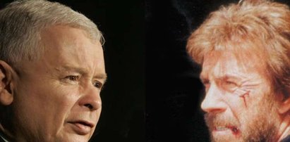 Liczą na skandal! Kaczyński kontra Chuck Norris