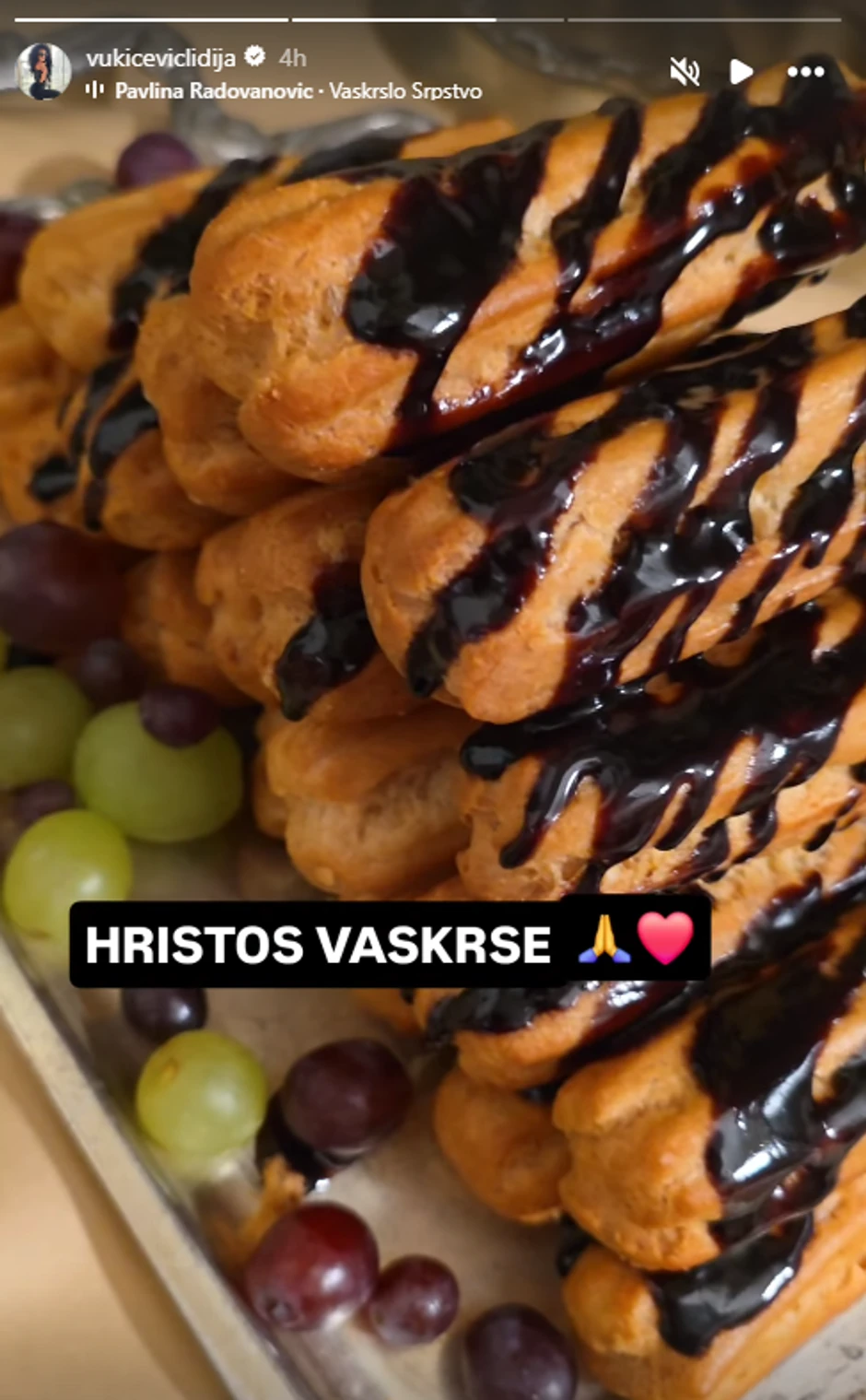 Lidija pokazala trpezu za Uskrs