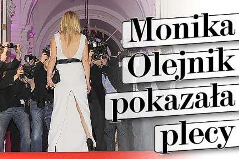 Monika Olejnik pokazała plecy