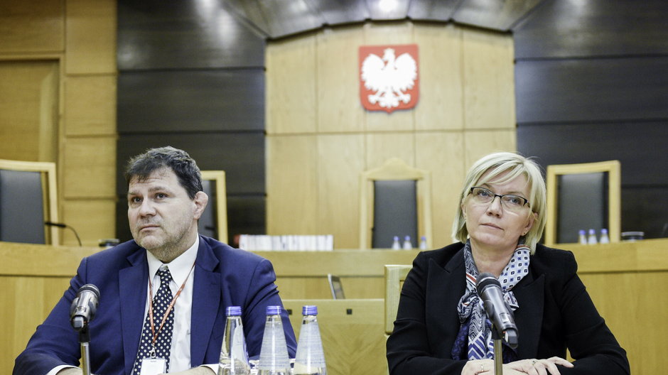 Od lewej: Mariusz Muszyński i Julia Przyłębska 