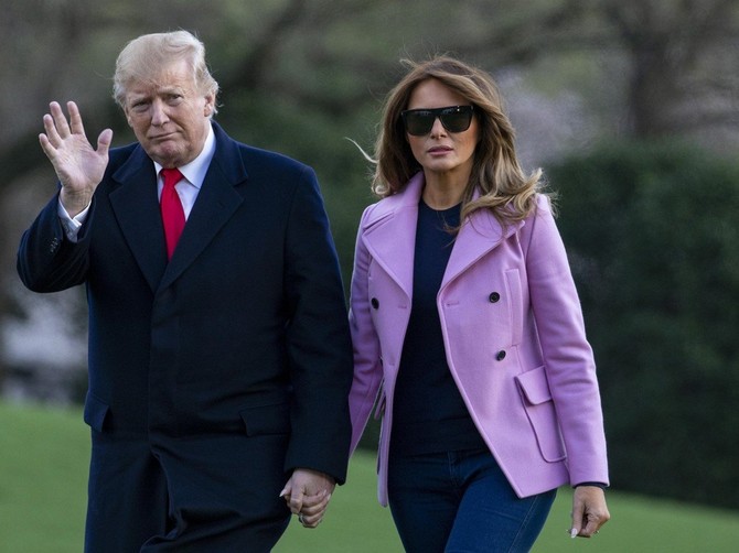 Melanija (da li je) i Donald Tramp nedavno u Vašingtonu