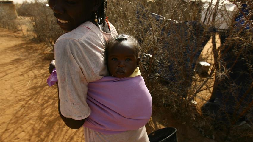 Szudán, háború, harc, gyerek, kisbaba