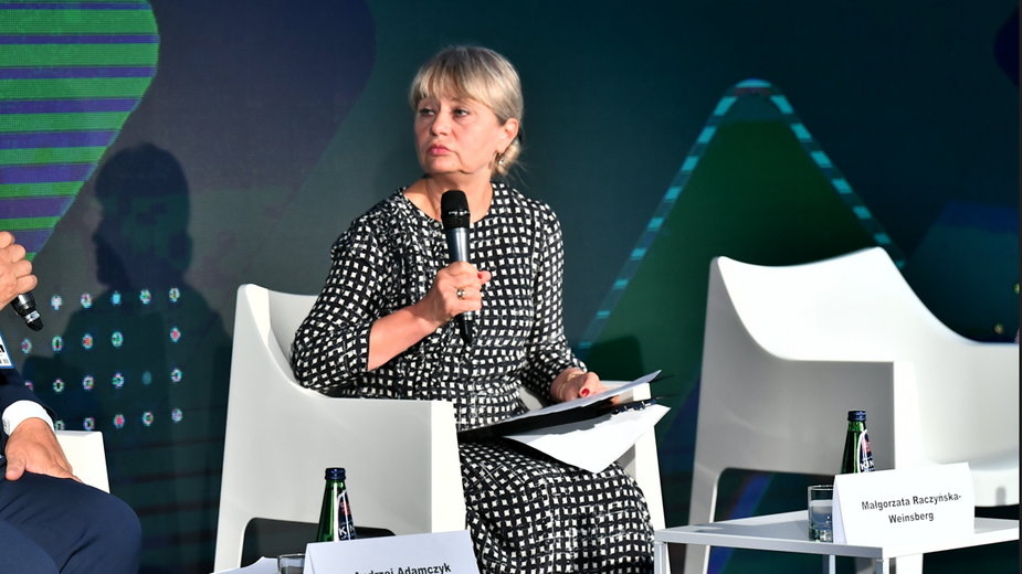 Małgorzata Raczyńska-Weinsberg na Forum Ekonomicznym w Karpaczu. 9.09.2020 r.