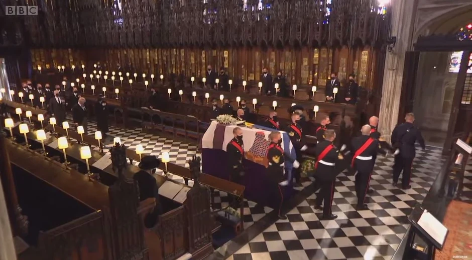 Sanduk sa telom princa Filipa u kapeli