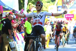Tour de Pologne: Kwiatkowski w pięknym stylu wygrał w Szczyrku i został liderem