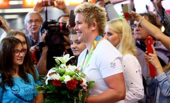 Złota Anita wróciła do domu. 'Takiego przywitania jeszcze nigdy w życiu nie miałam'