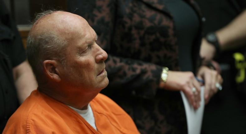 Joseph James DeAngelo Jr., pictured at his arraignment on April 27, 2018, has confessed to being the notorious Golden State killer and rapist who stalked California during the 1970s and 1980s