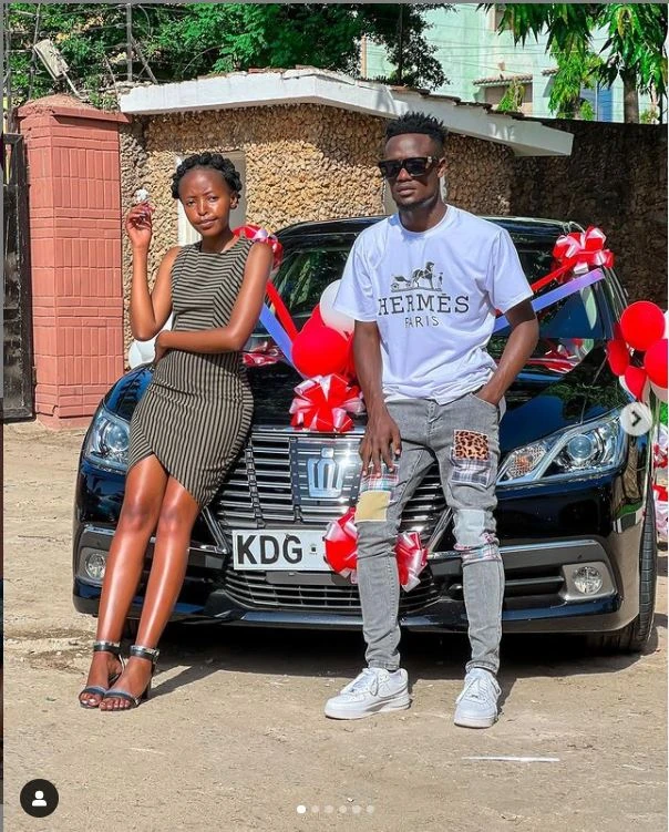 Eve Mungai and boyfriend Trevor buy their first brand new car [Photos] |  Pulselive Kenya