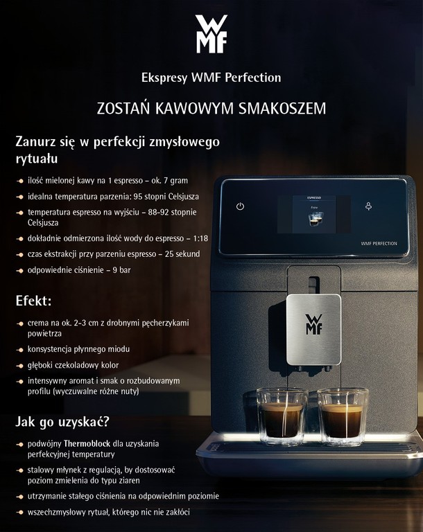  Zostań kawowym smakoszem. Zanurz się w perfekcji zmysłowego rytuału - efekt i jak go uzyskać - infografika