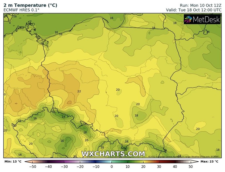 Początek przyszłego tygodnia z powiewem lata