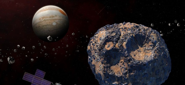 Psyche: metaliczna asteroida, której kratery mogą zdradzić tajemnice narodzin planet