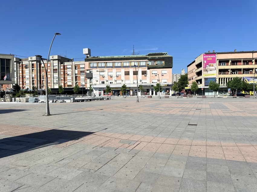 Puste ulice u Čačku 