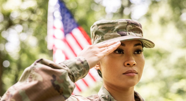 Amid US military recruiting challenges, Congress is debating whether to require some US women to register for the draft. MoMo Productions/Getty Images