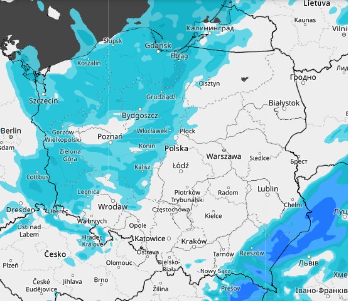 Opady deszczu, 14.03