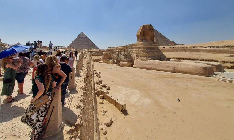 Sfinks w Gizie, Kair