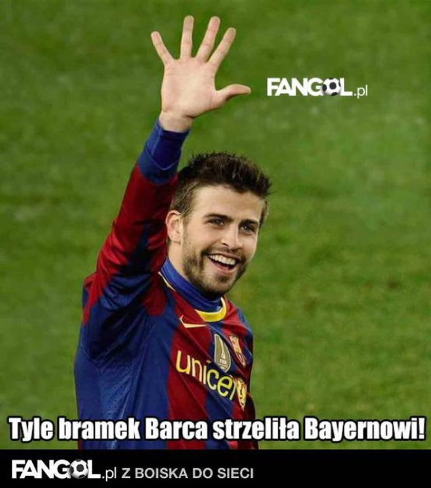 Memy po meczu Bayernu Monachium z Barceloną!