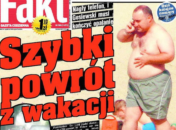 Zobacz, dokąd spieszy się Gosiewski