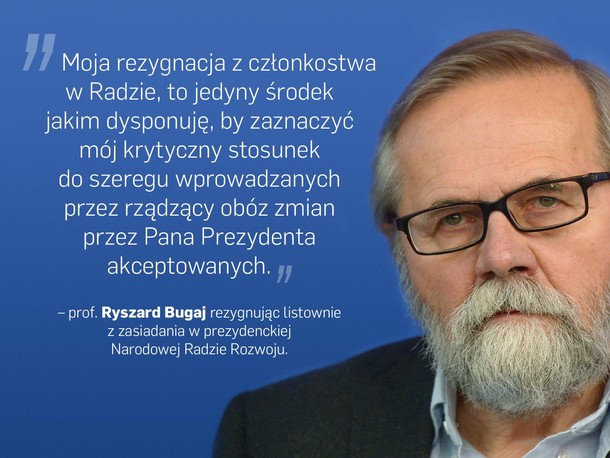 Ryszard Bugaj polityka PiS Prawo i Sprawiedliwość prezydent Andrzej Duda