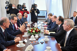 Andrzej Duda przyjął w Belwederze delegację amerykańskich senatorów