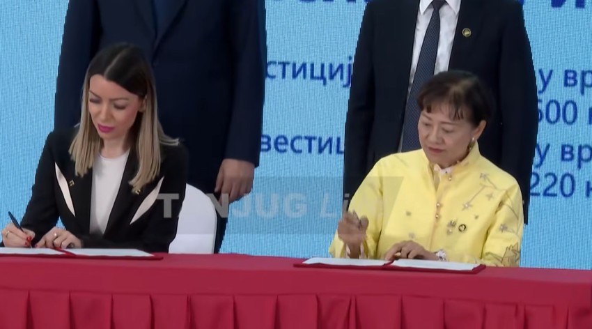 Adrijana Mesarović, potpisivanje sporazuma