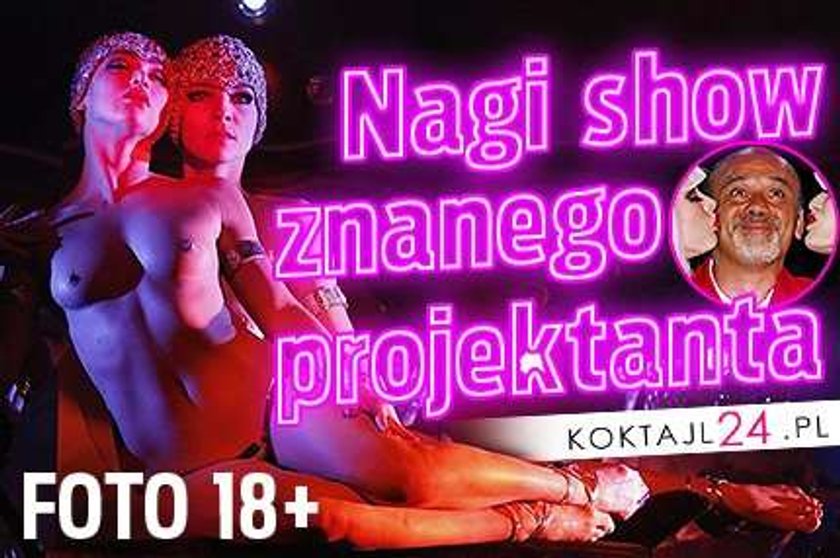 FOTO 18+ Nagi show znanego projektanta