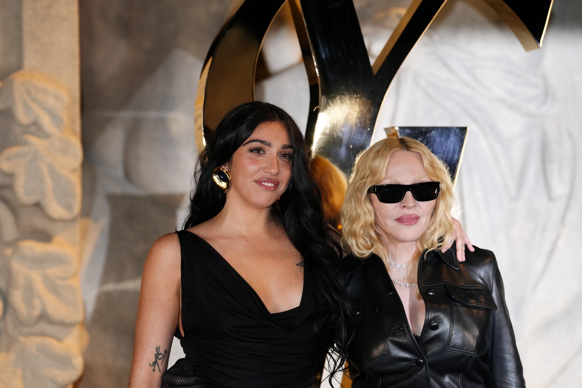 Speváčka Madonna a jej dcéra Lourdes Leon.