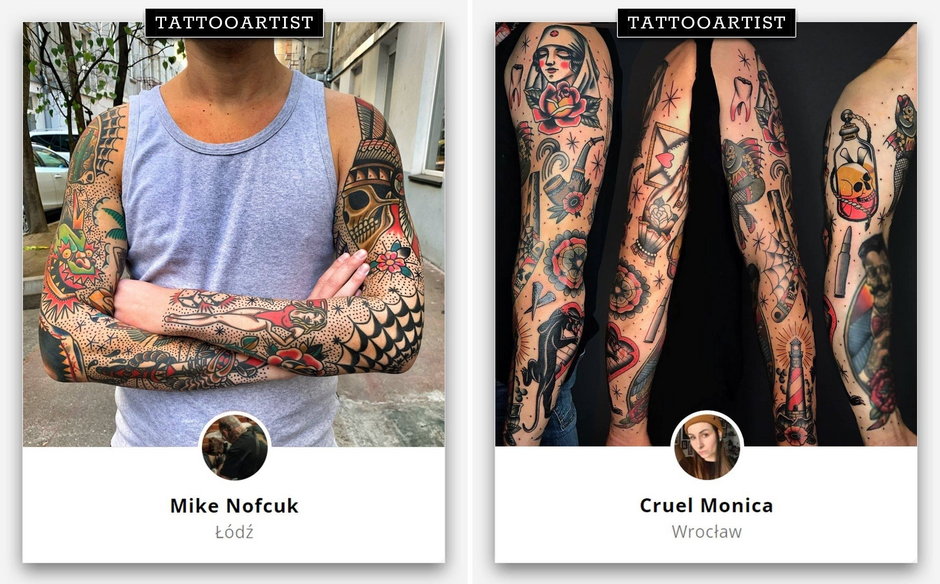 Tatuaże w oldschoolu