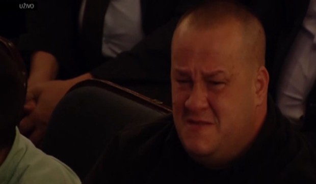 Dino Bešlić u suzama