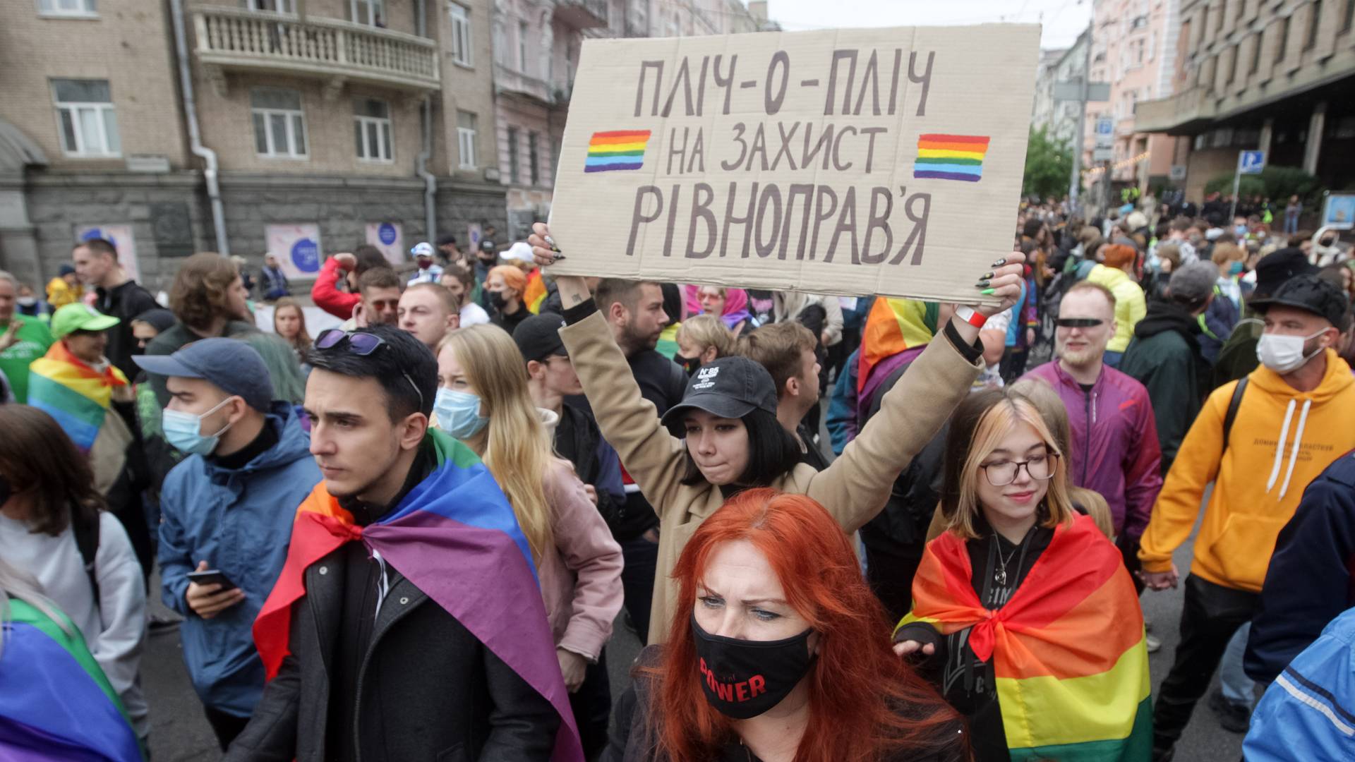 Parada Równości wspiera Kijów i organizuje wspólny marsz pokoju