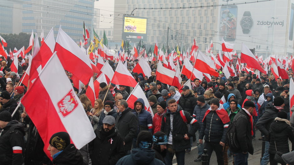 Marsz Niepodległości, Warszawa, 2019 r.
