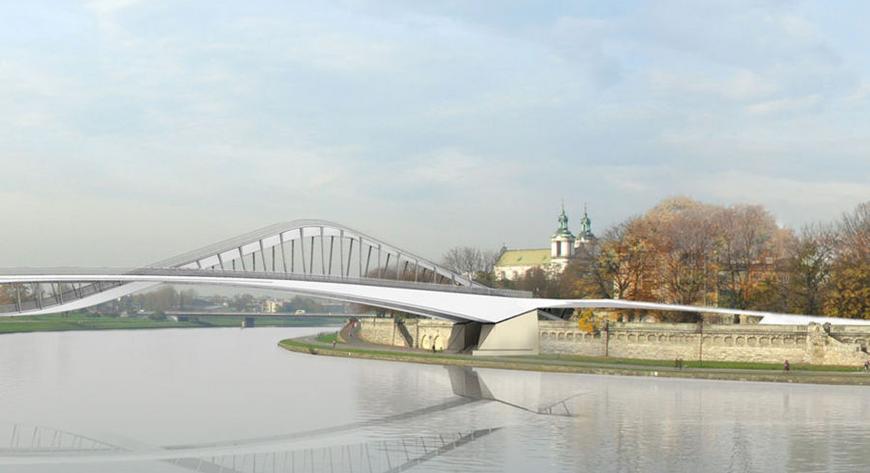 Nowa kładka pieszo-rowerowa ma zapewnić połączenie dla pieszych i rowerzystów z pominięciem istniejących mostów drogowych.