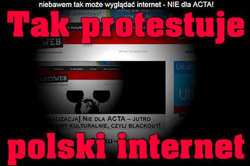 Tak protestuje polski internet. ZOBACZ!