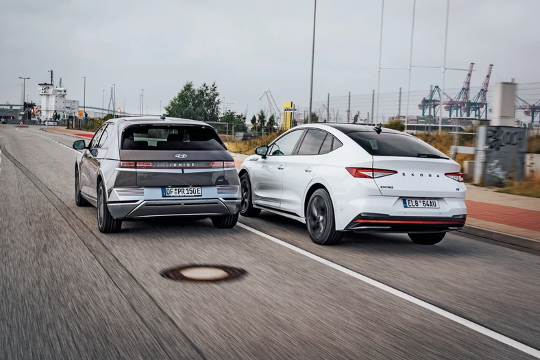 Hyundai Ioniq 5 i Skoda Enyaq Coupe 2022 - porównanie