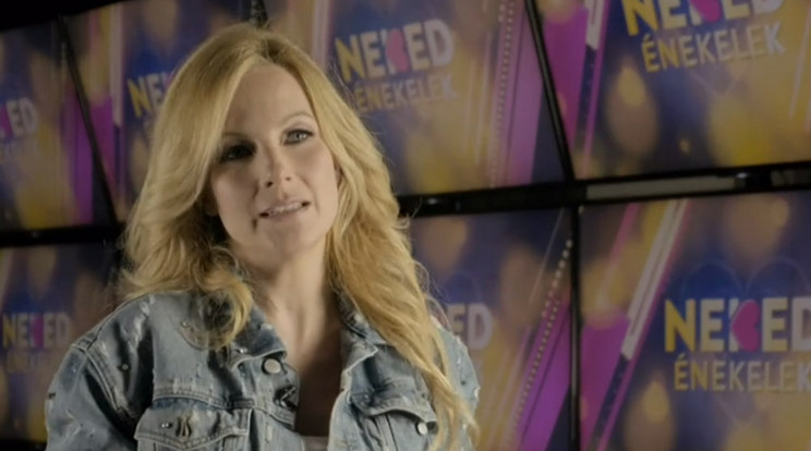 Várkonyi Andrea a Neked énekelek műsoráról beszél / Fotó: TV2