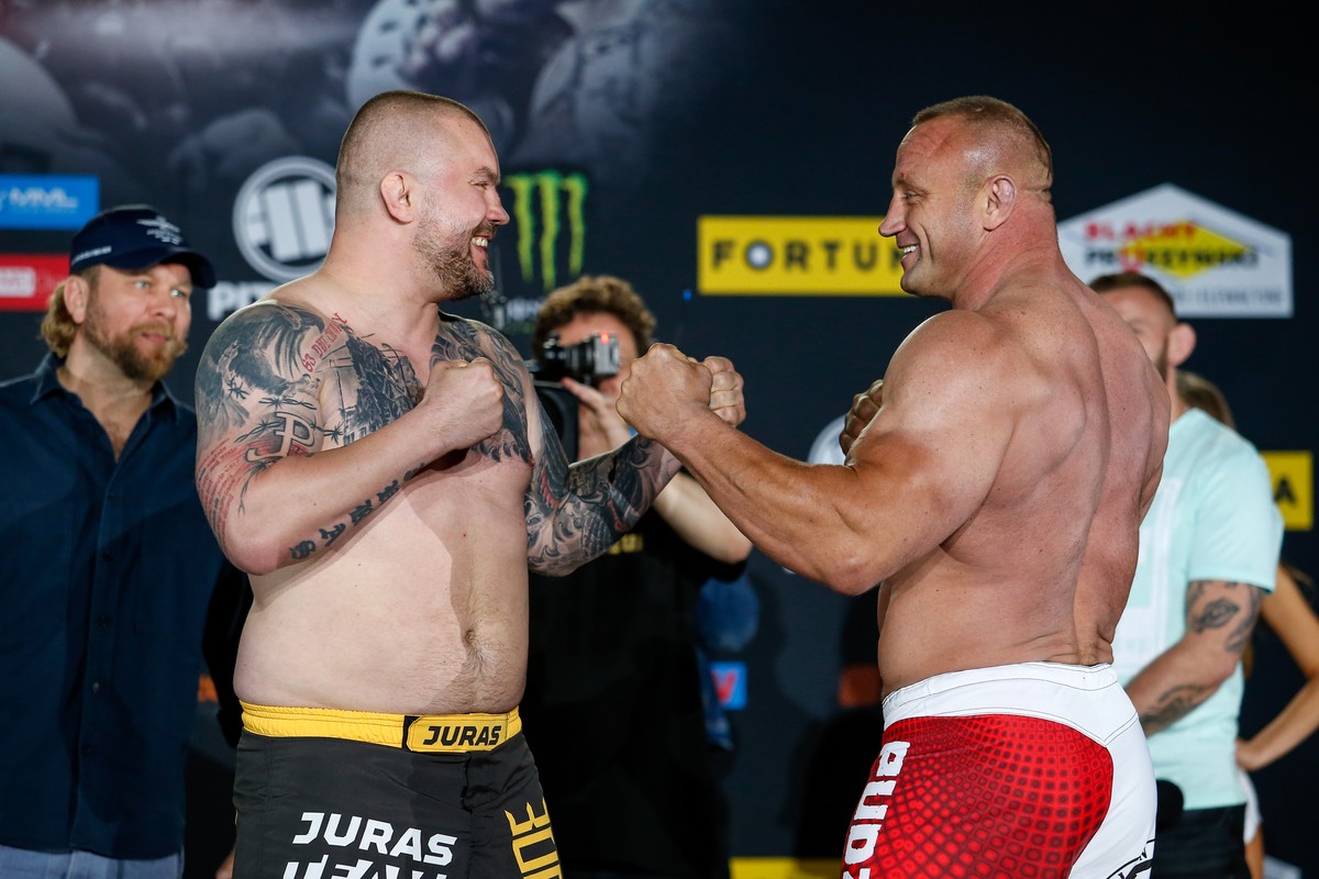 Mariusz Pudzianowski i Łukasz Jurkowski