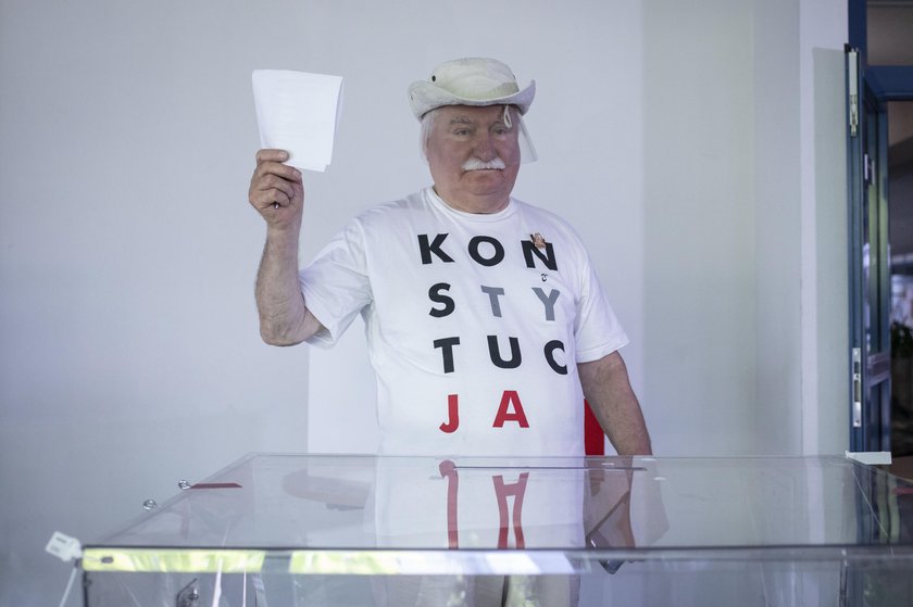 Lech Wałęsa głosował w Gdańsku